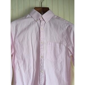 Original Penguin Shirt Mens 14.5 32/33 Pink Slim Fit Button Down Oxford Cotton